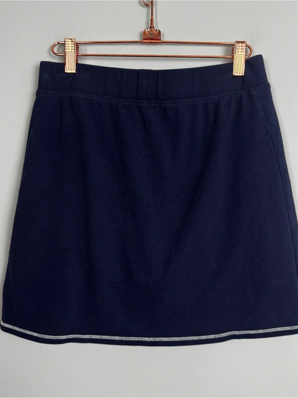 SPARTINA 449 | Navy Blue Jersey A-Line Skort Women’s Size Small
